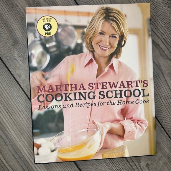 Hardback Book: Martha Stewart's Cooking School Cookbook Bake - Picture 2 of 7